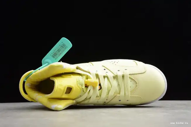 Cheap Floral Retro Dynamic Yellow Jordan 6 Air 543390-800 (GS) 0416